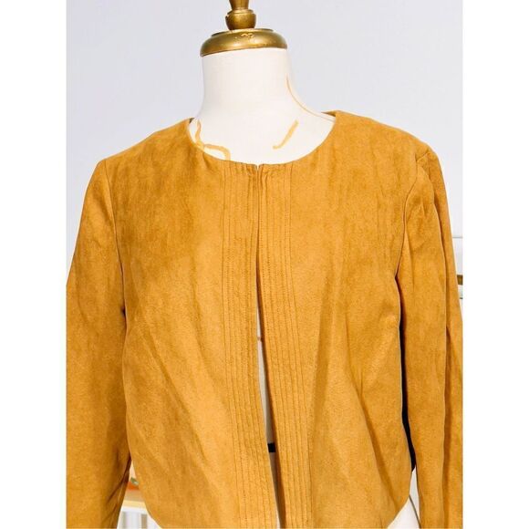 Light Brown Soft R&K Lightweight Blazer - Picture 2 of 5